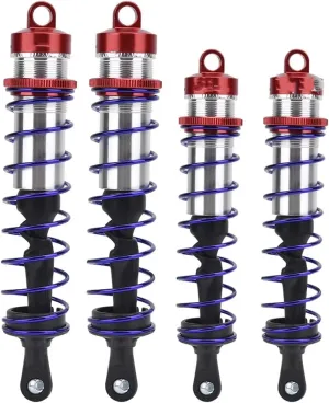 Rc Special Shock Absorber For Hpi For Zd 1/8 4pcs Metal Oil Pressure Adjustable Front Shock Damper Rear Shock Damper RC Car Parts Accessories Upgrade Replacement Use
