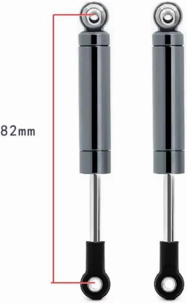 Rc Shock Absorber For MST For WPL For Traxxas For TRX-4 For Axial For Scx10 90046 1/10 62 82 Mm Damper Shock Absorber Built In RC Car Parts Replacement Use(82mm)