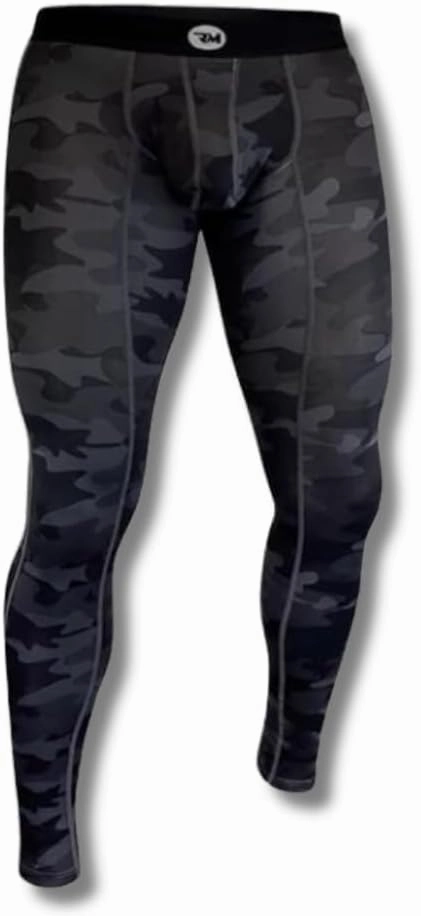 Real Men ABCD Pouch Compression Pants - 1, 2 & 3 Pack, Mens Leggings, Yoga Pants, Tights, Base Layer Men Cold Weather