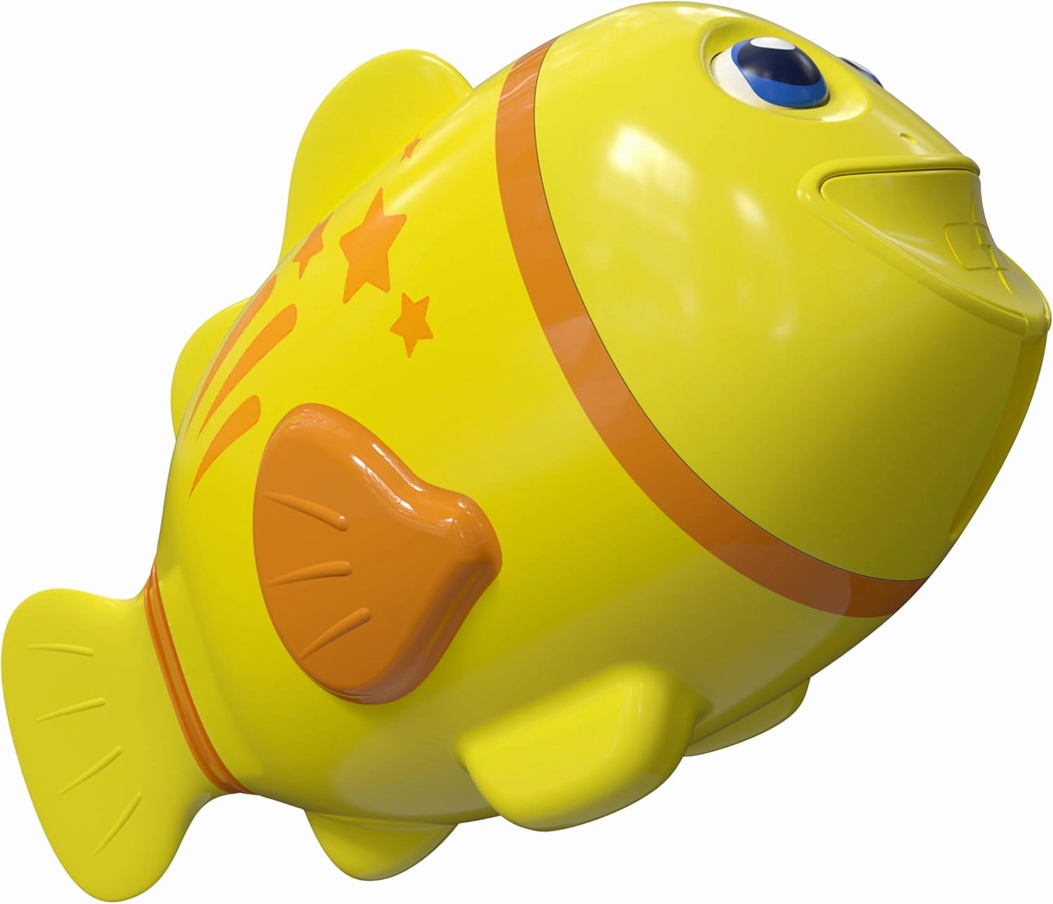 Rechargeable Swimming Fish Toy, Robot Water Toys with Temp-Color Eyes for Baby Bath, Alive Pool Diving Toys for Kids Swim, Bathtub, Water Table