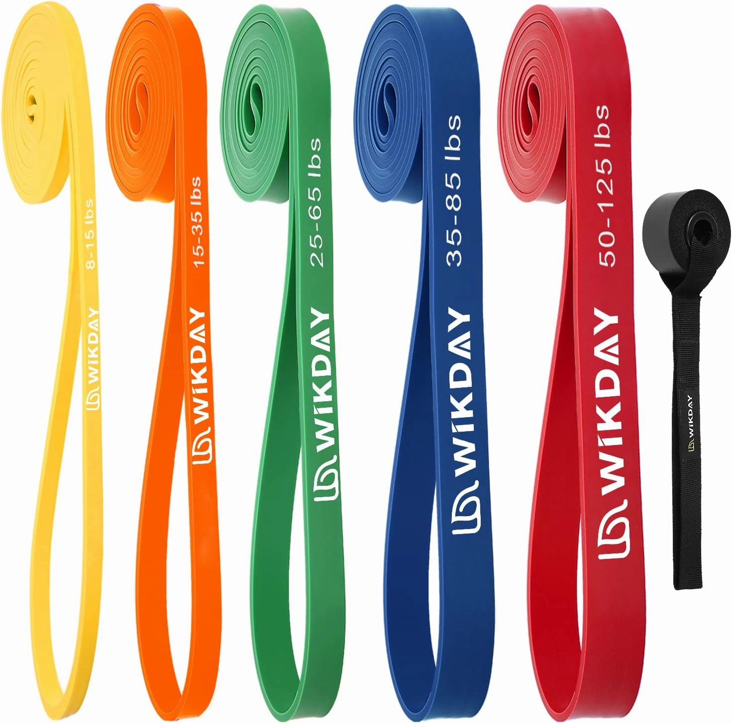 Resistance Bands, Pull Up Bands, Workout Bands for Exercise, Thick Heavy Resistance Band Set with Door Anchor, Elastic Bands for Body Stretching, Crossfit Training at Home/Gym Men & Women Women