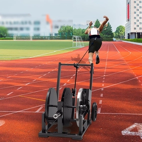 Resistance Training Device, 50M Physical Training Device, Improves Explosive Power and Endurance, Improves Efficiency, Suitable for Sprinting, Swimming, Long Jump and Other Sports