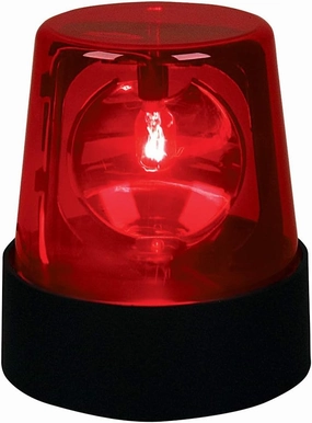 Rhode Island Novelty 7 Inch Red Police Beacon Light, One Piece per Order