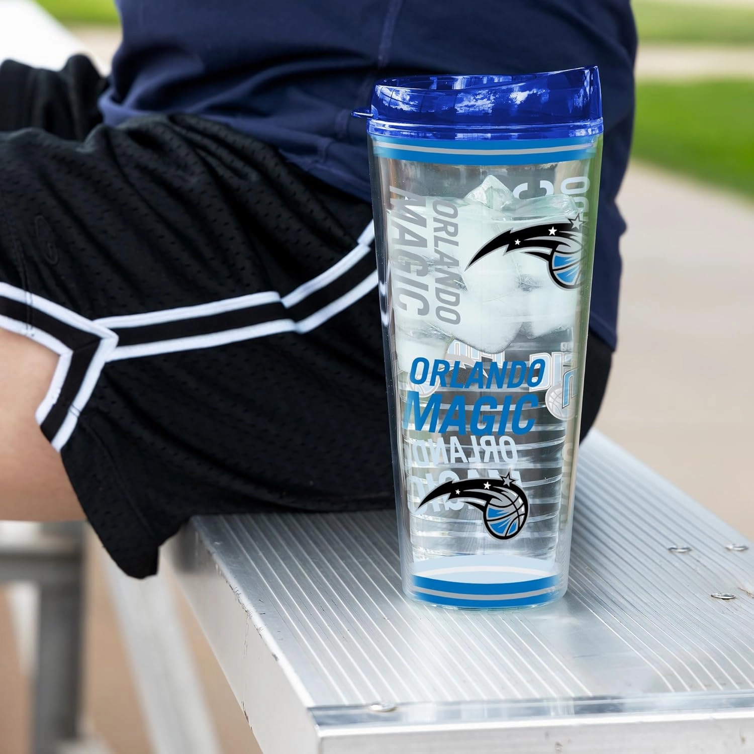 Rico Industries NBA Basketball Mayhem Double Wall 20oz Tritan Tumbler