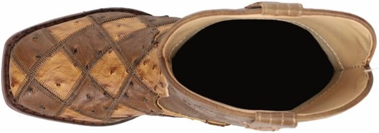 ROPER Toddler Boys Bird Blocks Checkered Square Toe Casual Boots Mid Calf - Brown