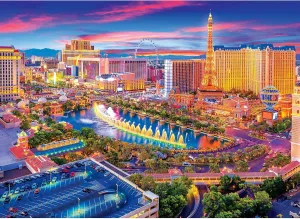 RoseArt - KodakPremium - Las Vegas Strip - 1500 Piece Jigsaw Puzzle for Adults