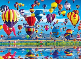 RoseArt - Kodak Premium - Balloon Reflections - 1500 Piece Jigsaw Puzzle for Adults