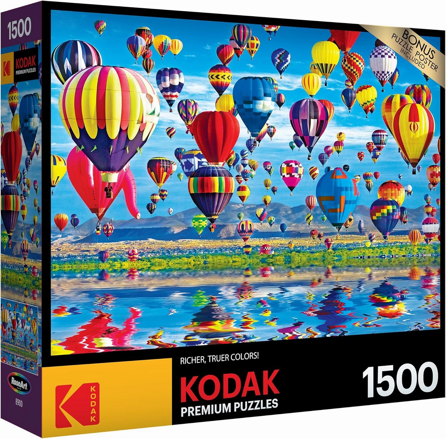 RoseArt - Kodak Premium - Balloon Reflections - 1500 Piece Jigsaw Puzzle for Adults