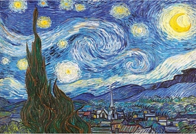 RoseArt - Kodak Premium Masters - The Starry Night by Vincent Van Gogh - 2000 Piece Jigsaw Puzzle for Adults