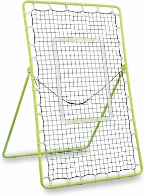 Rukket Tennis Practice Rebounder Net, 4x6 Rebound Wall for Tennis & Racquet Sports Ball, Portable Backboard for Indoor & Outdoor Training