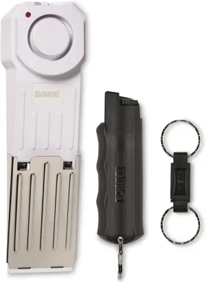 SABRE Red Pepper Spray and Door Stop Alarm Combo