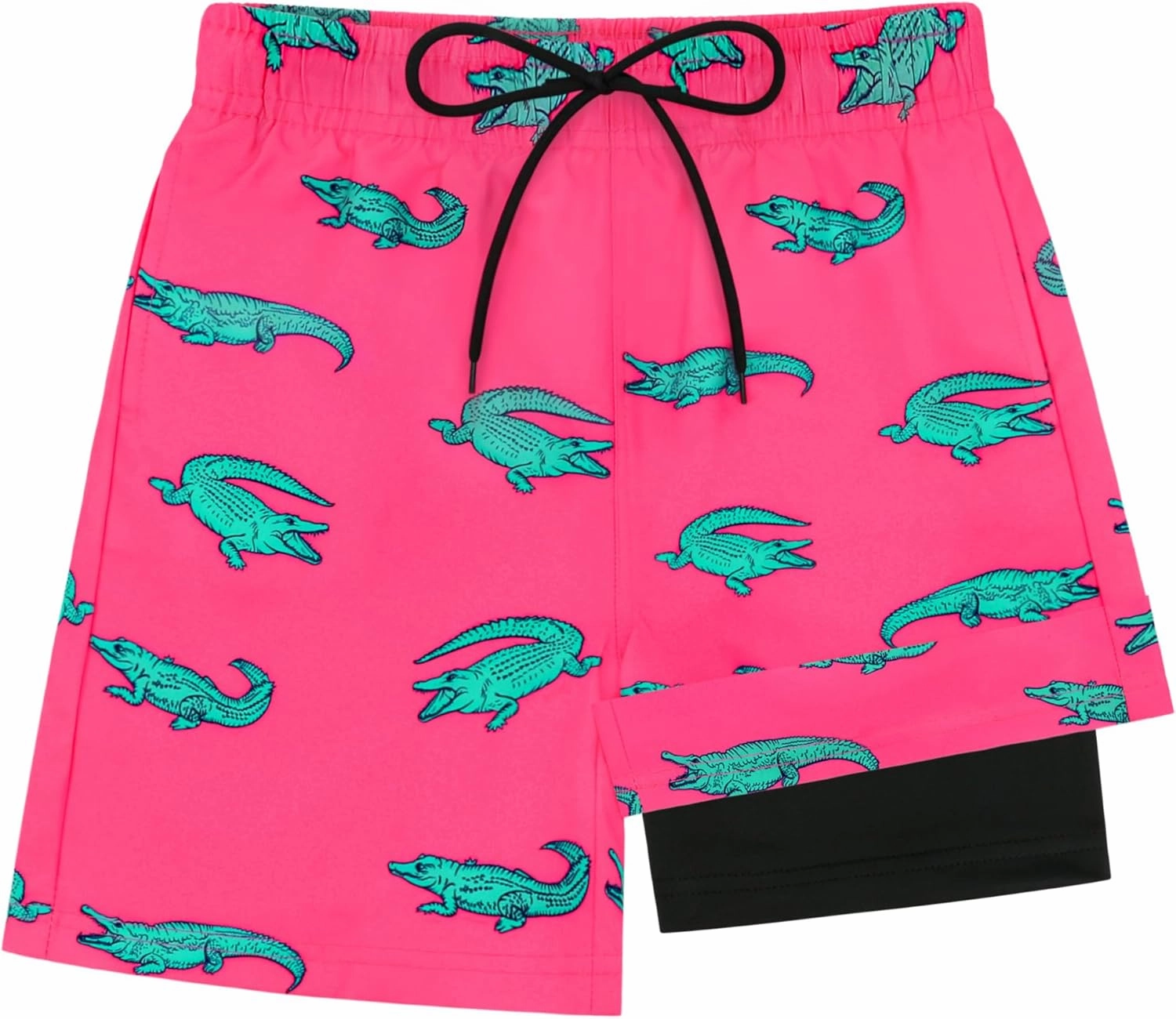 Sarfel Boys Swim Trunks with Compression Liner Kids Swimsuits Boys Bathing Suit Kids Board Shorts Teen Boy Quick Dry Shorts
