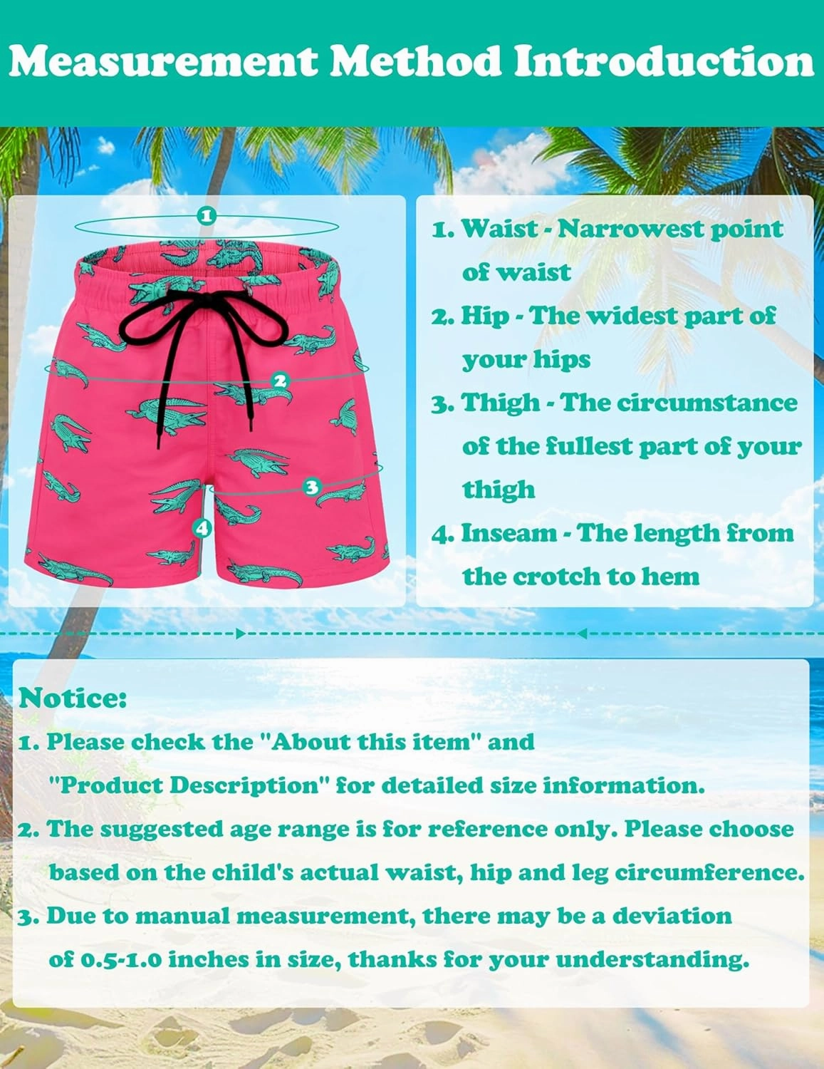 Sarfel Boys Swim Trunks with Compression Liner Kids Swimsuits Boys Bathing Suit Kids Board Shorts Teen Boy Quick Dry Shorts