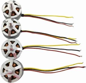 sea jump 4PCS Brushless Motor for UDIRC U37 D60 Aerial Brushless Four-axis Aircraft Spare Parts Remote Control Helicopter Positive and Negative Motor
