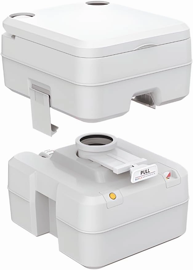 SEAFLO 5.3 Gal Multifunctional Portable Toilet | Large Capacity for Camping, RV, Boats, and More