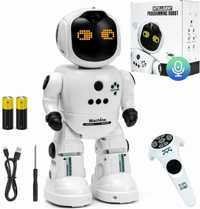 sepytia Interactive Smart Robot with Remote Control for Kids Age 4  - K46, Educational Programming Toy with Touch & Gesture Features, Sings, Dances, Teaches English, Math, Science & Bedtime Stories