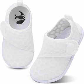 shopUAL Toddler Water Shoes Kids Girls Boys Beach Aqua Socks Skin Barefoot Walking Water Shoes Quick Dry Non-Slip Breathable Swim Pool Surf