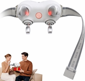 SKG Neck Massager for Pain Relief Deep Tissue, Neck and Shoulder Massager with Heat Cordless and Portable Neck Pain Relief Device, 4d Electric Kneading Gifts for Men and Women,H7 MAX