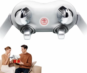 SKG Shiatsu Neck Massager for Pain Relief Deep Tissue,Christmas Gifts for Men Women Dad Mom Neck and Shoulder Massager 4D Electric Kneading Massager with Heating H7