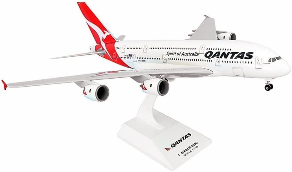 Skymarks Daron Qantas A380 1/200 New Livery with Gear (SKR1000), White