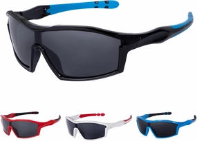 SKYWAY Sports Polarized Sunglasses for Kids Unbreakable Fashion Youth Baseball Shades