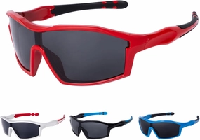 SKYWAY Sports Polarized Sunglasses for Kids Unbreakable Fashion Youth Baseball Shades
