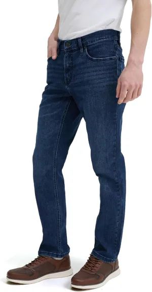 Slim Fit Mens Jeans – Stretch Fabric Tapered Pants for Men – Premium Comfort Casual Wear and Work Attire