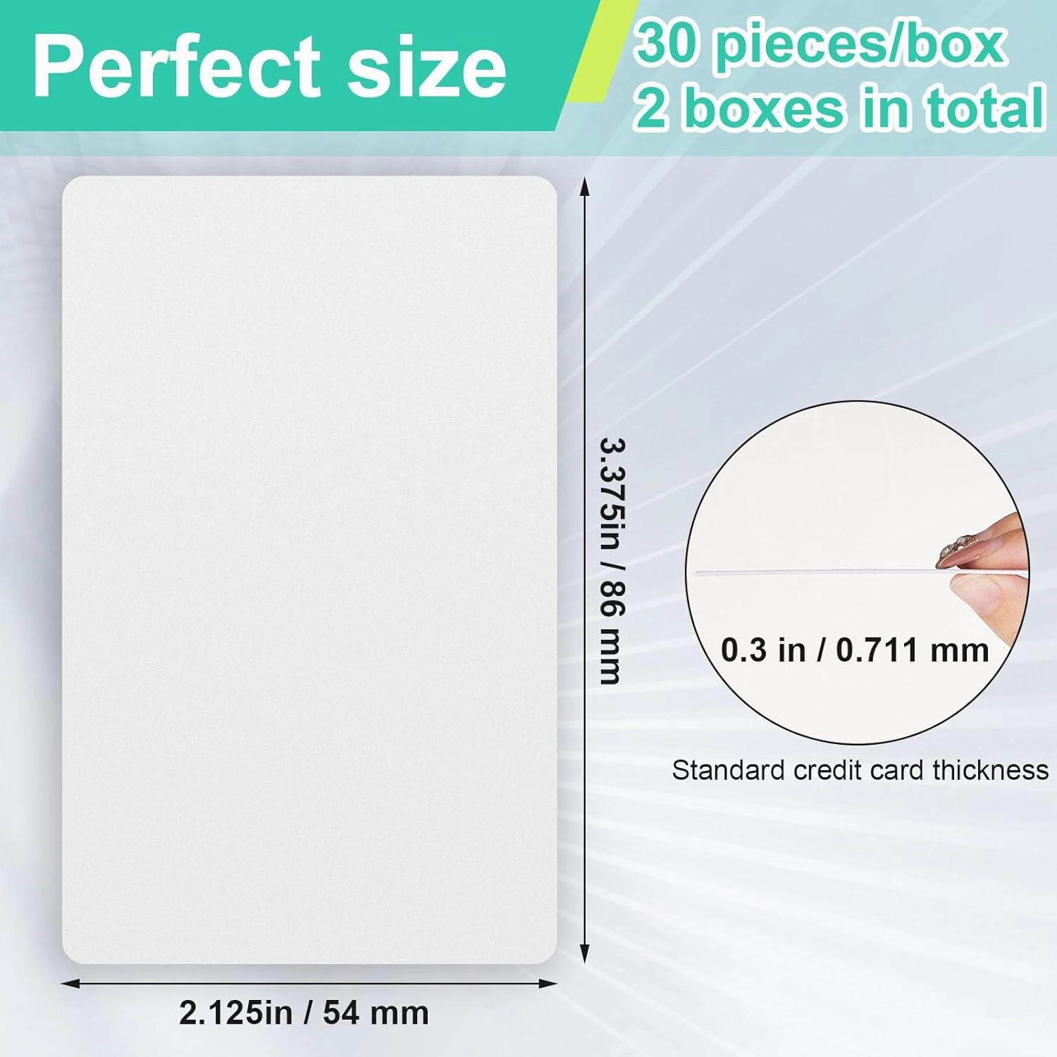 Sliner 60 Pcs Credit Card Reader Cleaner Cards Cr80 Reader Cleaning Dual Side Scanner Cleaning Sheets POS Swipe Terminal for Printer Optical Credit Machines