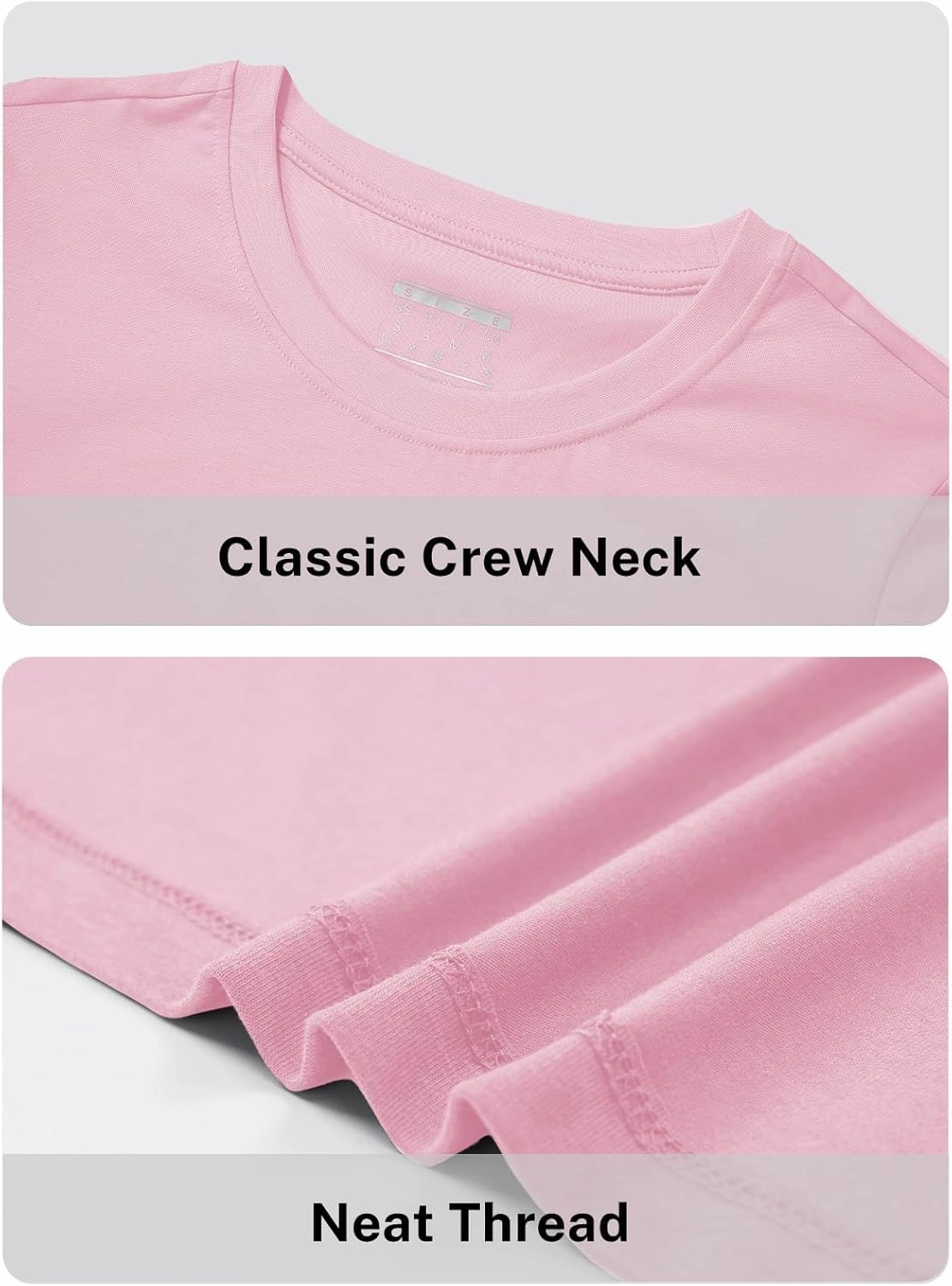 SMENG Short Sleeve Shirts for Women UPF 50  Cotton Crew Neck T Shirt Basic Summer Yoga Running Workout Tops
