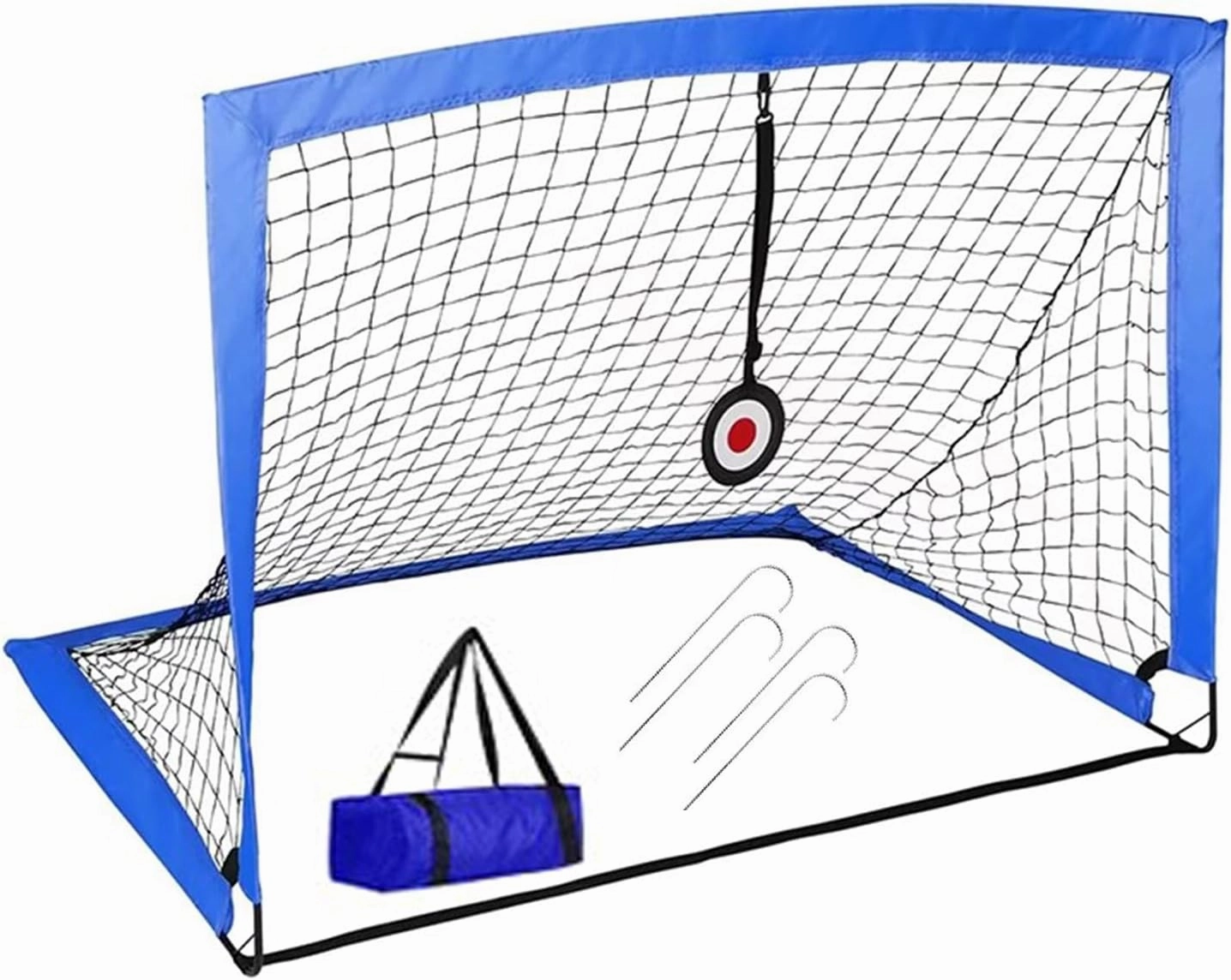 Soccer Goals for Backyard Soccer Net Quick Setup Ultra Portable and Foldable with Handbag for Penalty Kicks, Target Practice & Backyard Games