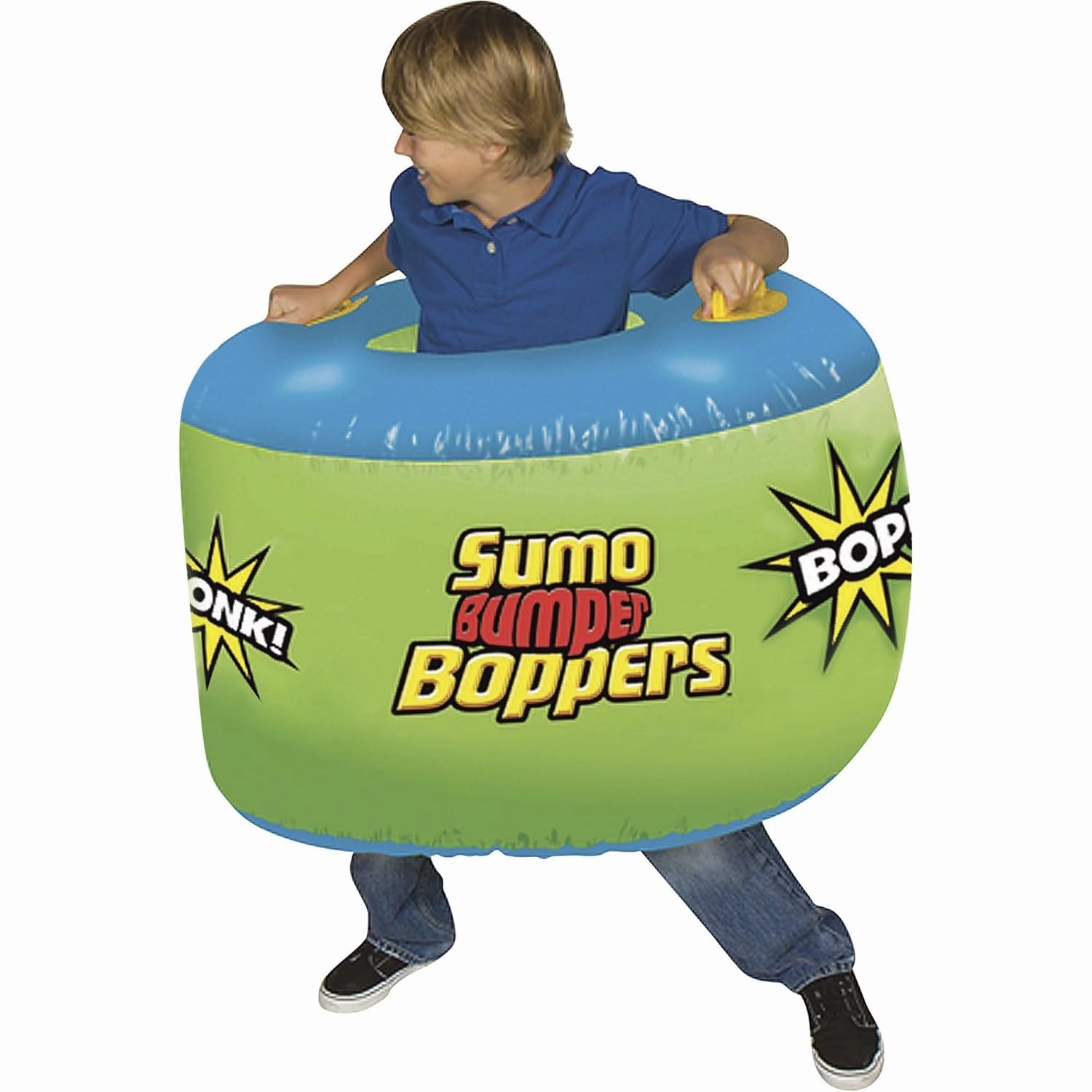 Socker Boppers Sumo Bumper Boppers Belly Bumper Toy, One Bopper and Repair Patch, Kids get Active and Silly, Air inflated Fun, More Fun Than a Pillow Fight, Great for Agility-Balance-Coordination