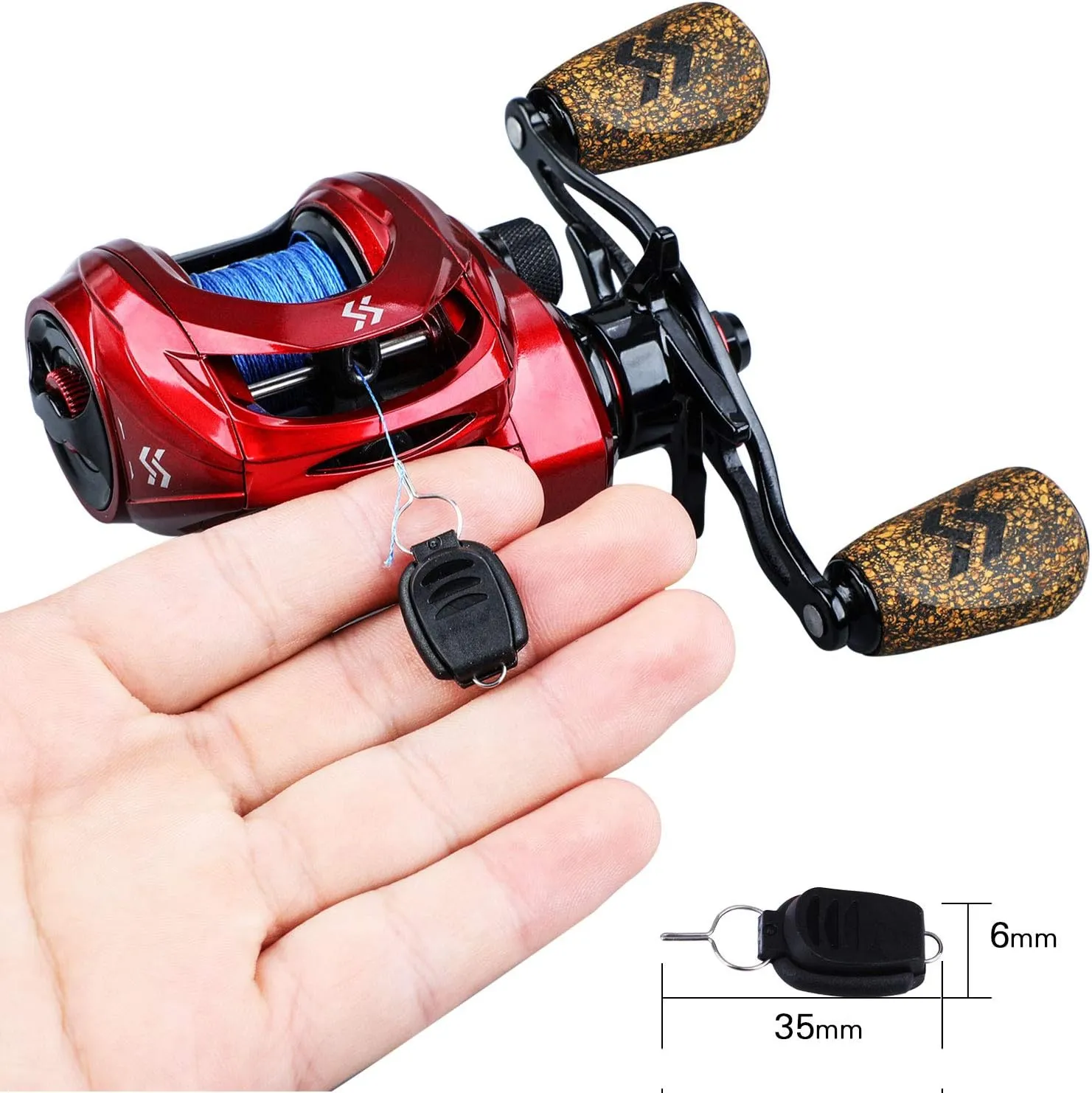 Sougayilang Baitcasting Reels, 8:1 Gear Ratio Fishing Reel with Magnetic Braking System Casting Reel, 9   1 Ball Bearings Super Smooth Anti-Corrosion Baitcaster Reel