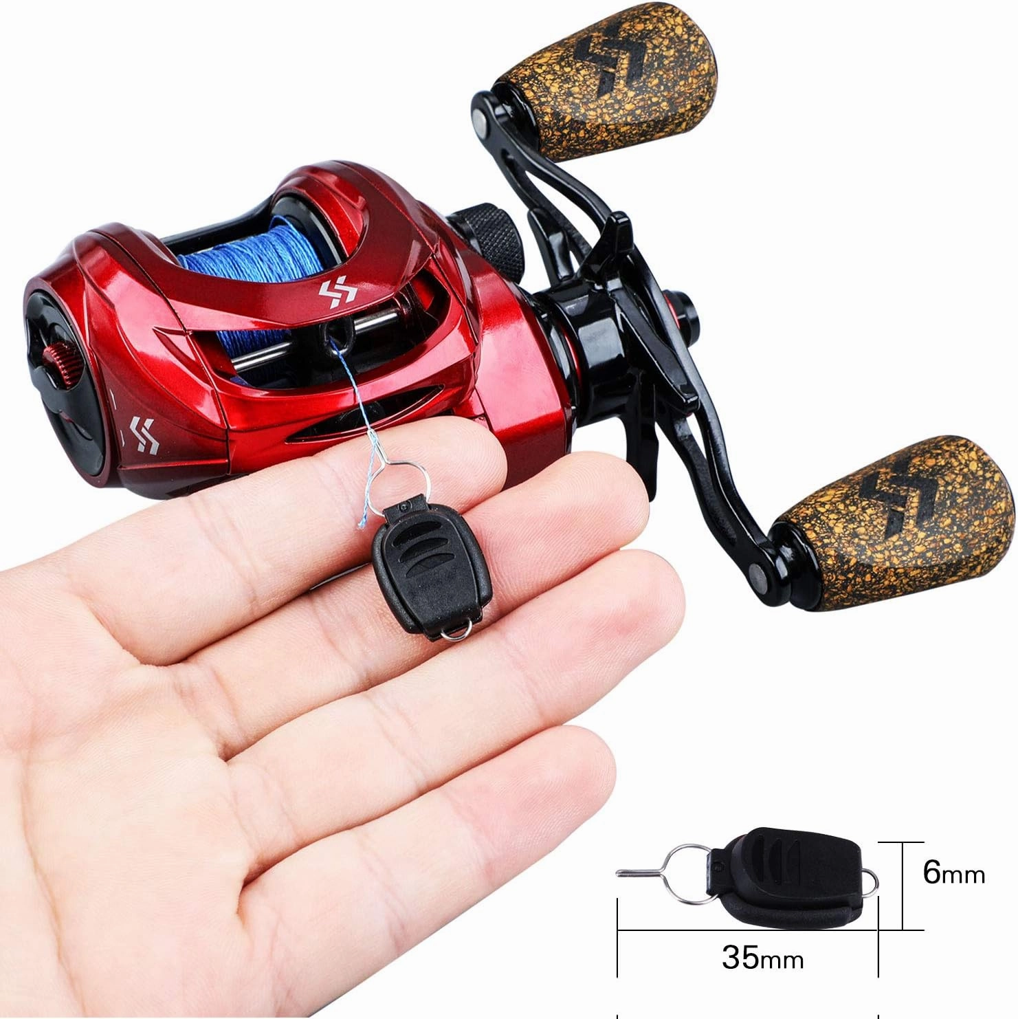 Sougayilang Baitcasting Reels, 8:1 Gear Ratio Fishing Reel with Magnetic Braking System Casting Reel, 9   1 Ball Bearings Super Smooth Anti-Corrosion Baitcaster Reel
