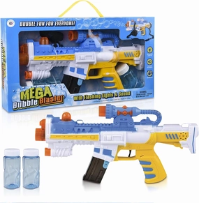 Special Ops Light Up Bubble Blaster Machine Gun – Forest & Twelfth Bubble Gun Blaster with Lights, Sound, 2 Bubble Liquid Bottles, Big Bubble Gun Machine for Kids, Ideal for Ages 3 