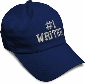 Speedy Pros Soft Baseball Cap Number #1 Writer Embroidery Others Authoress Twill Cotton Books Dad Hats for Men & Women
