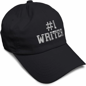 Speedy Pros Soft Baseball Cap Number #1 Writer Embroidery Others Authoress Twill Cotton Books Dad Hats for Men & Women