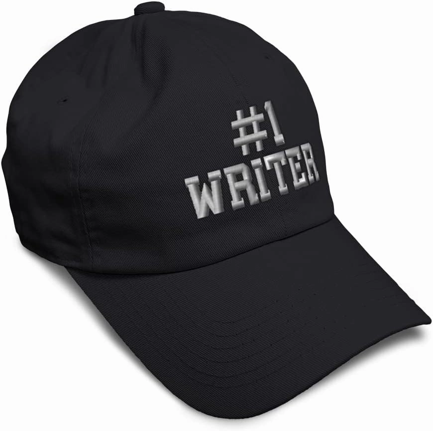 Speedy Pros Soft Baseball Cap Number #1 Writer Embroidery Others Authoress Twill Cotton Books Dad Hats for Men & Women