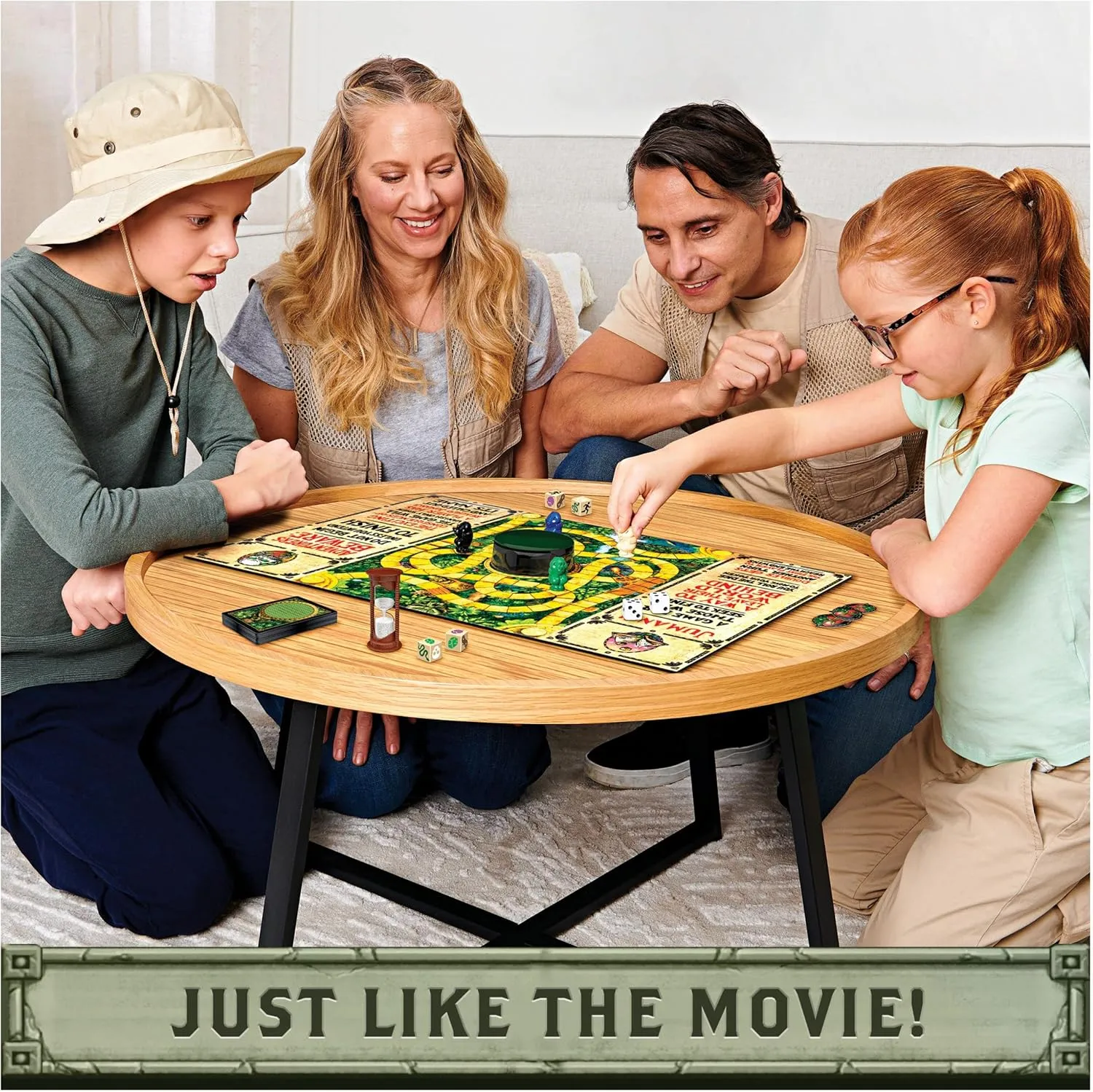 Spin Master Games, Jumanji 30th Anniversary Edition, The Classic Thrilling Adventure Family Board Game Based on The Action-Comedy Movie, Updated Jungle Challenges, 2-4 Players, for Ages 6 & Up