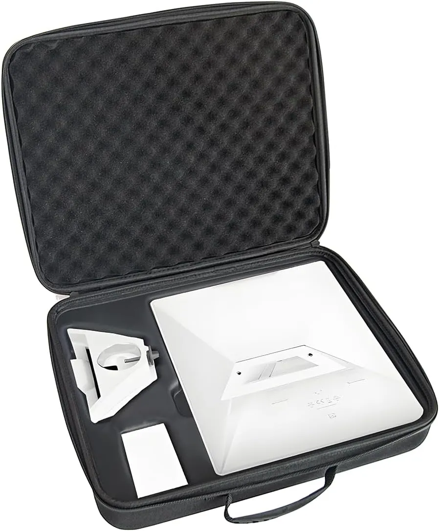 Starlink Mini Travel Bag, Perfectly Protection for Kickstand, Pipe Adapter, Cables, Power Supply- Hard Shell Portable Storage Case with Dual Layer Customizable Shock-Absorbing Foam Interior