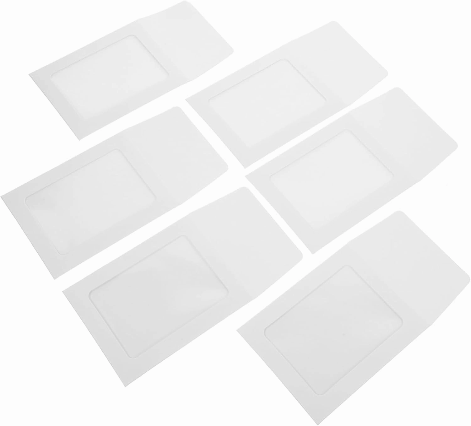 STOBOK 80pcs Card Packing Covers for Game and Photo Cards Simple Style Holders Transparent Envelopes for Collectibles for Organizing Trading