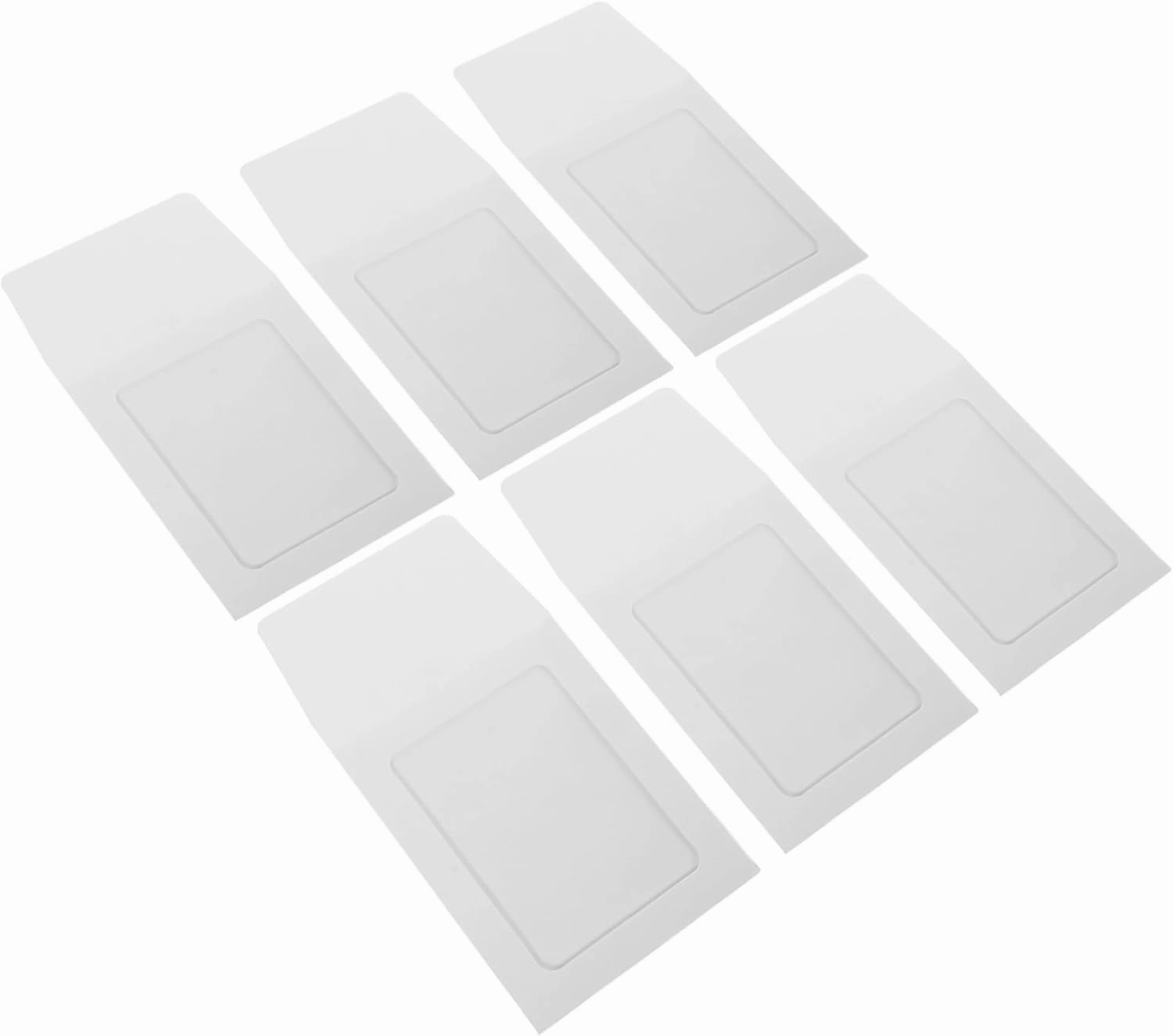 STOBOK 80pcs Card Packing Covers for Game and Photo Cards Simple Style Holders Transparent Envelopes for Collectibles for Organizing Trading