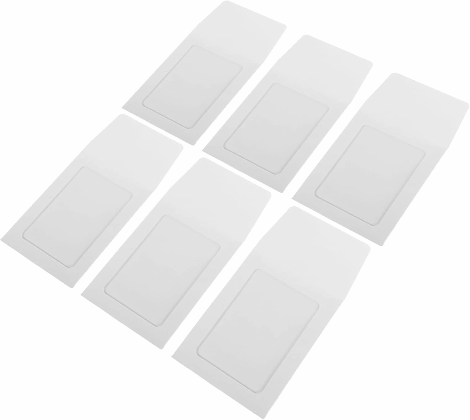 STOBOK 80pcs Card Packing Covers for Game and Photo Cards Simple Style Holders Transparent Envelopes for Collectibles for Organizing Trading