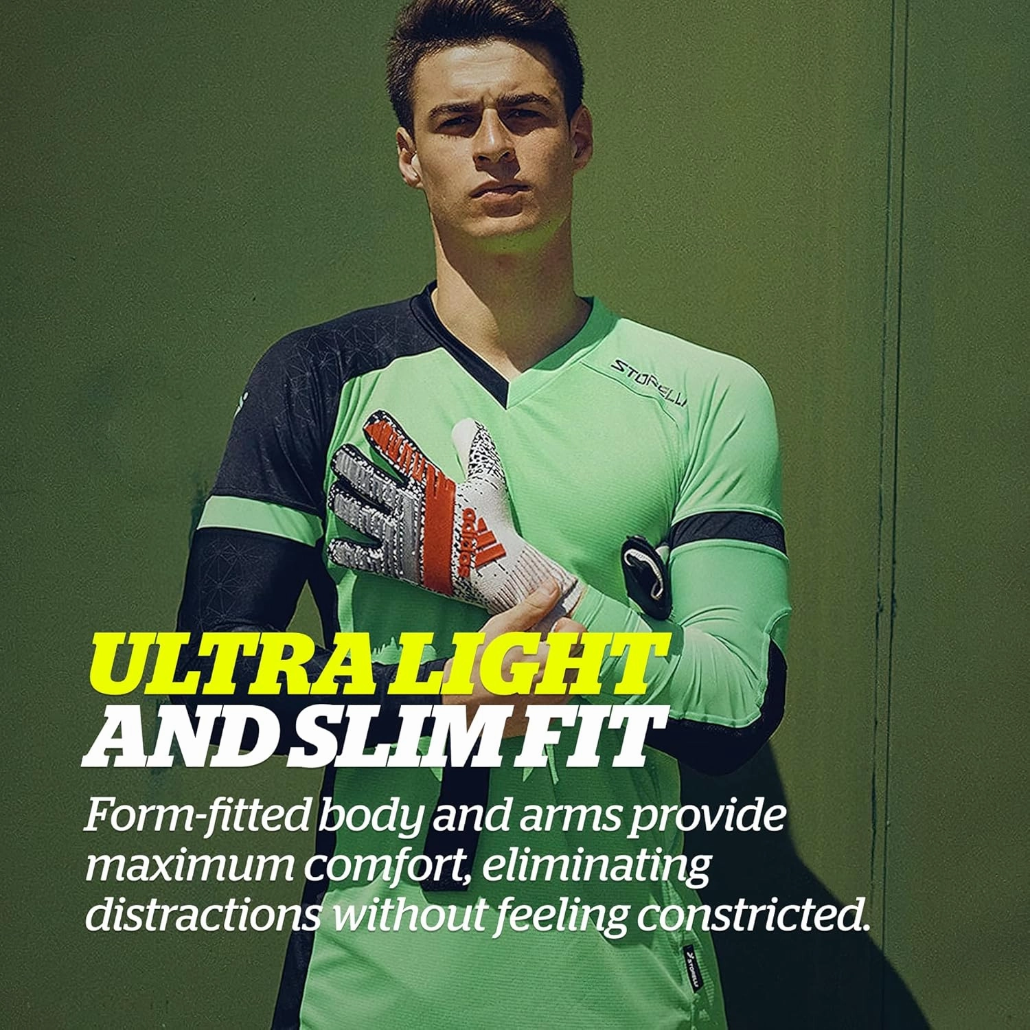 Storelli ExoShield Gladiator Goalkeeper Jersey, High-Impact Protection, Sweat-Wicking, Breathable Athletic Shirt for Soccer