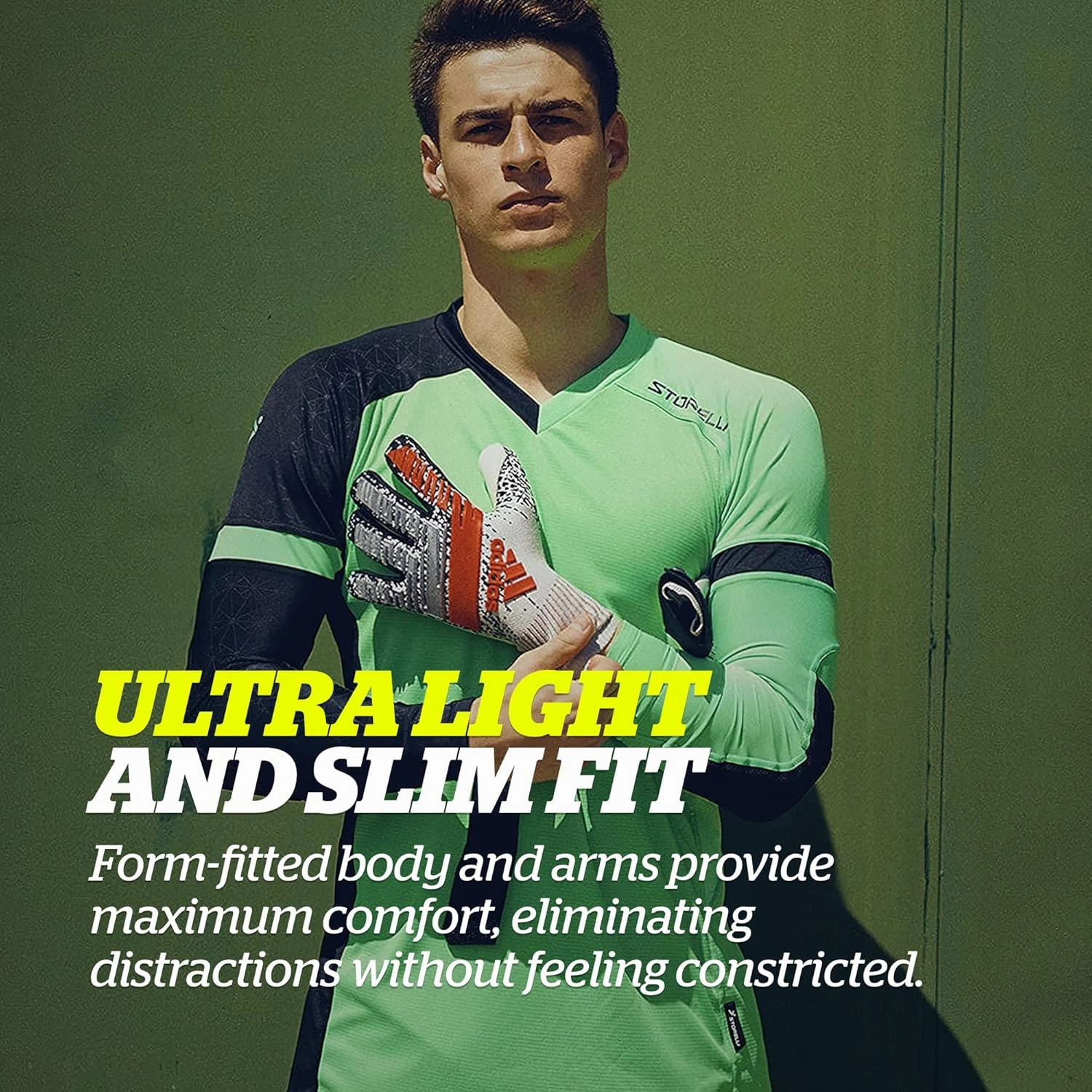Storelli ExoShield Gladiator Goalkeeper Jersey, High-Impact Protection, Sweat-Wicking, Breathable Athletic Shirt for Soccer
