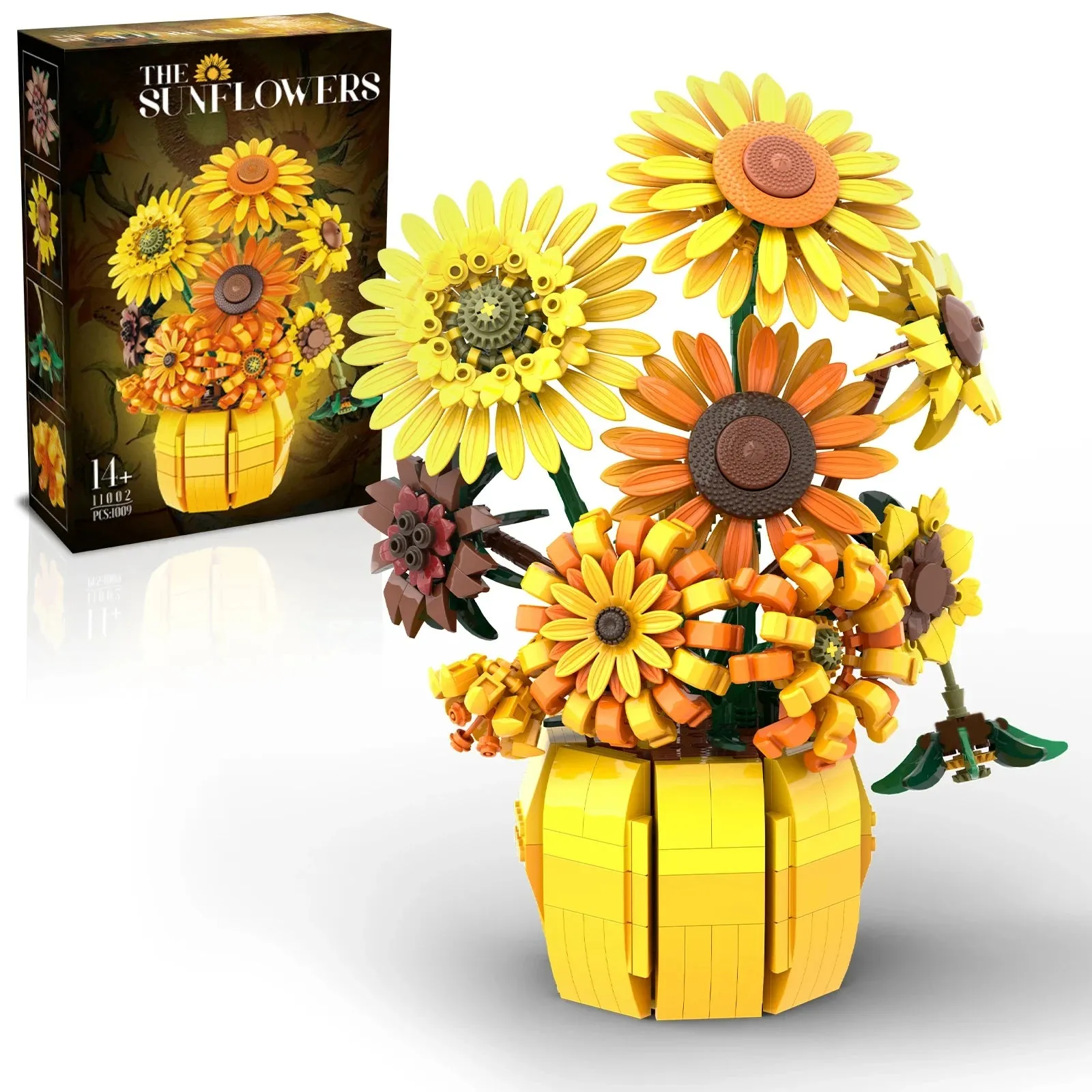 Sunflower Bouquet Model Bricks Set