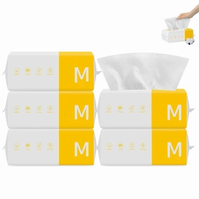Super Absorbent Daily Clean Towel, Multi-Purpose Face & Hand Towels (5pcs)