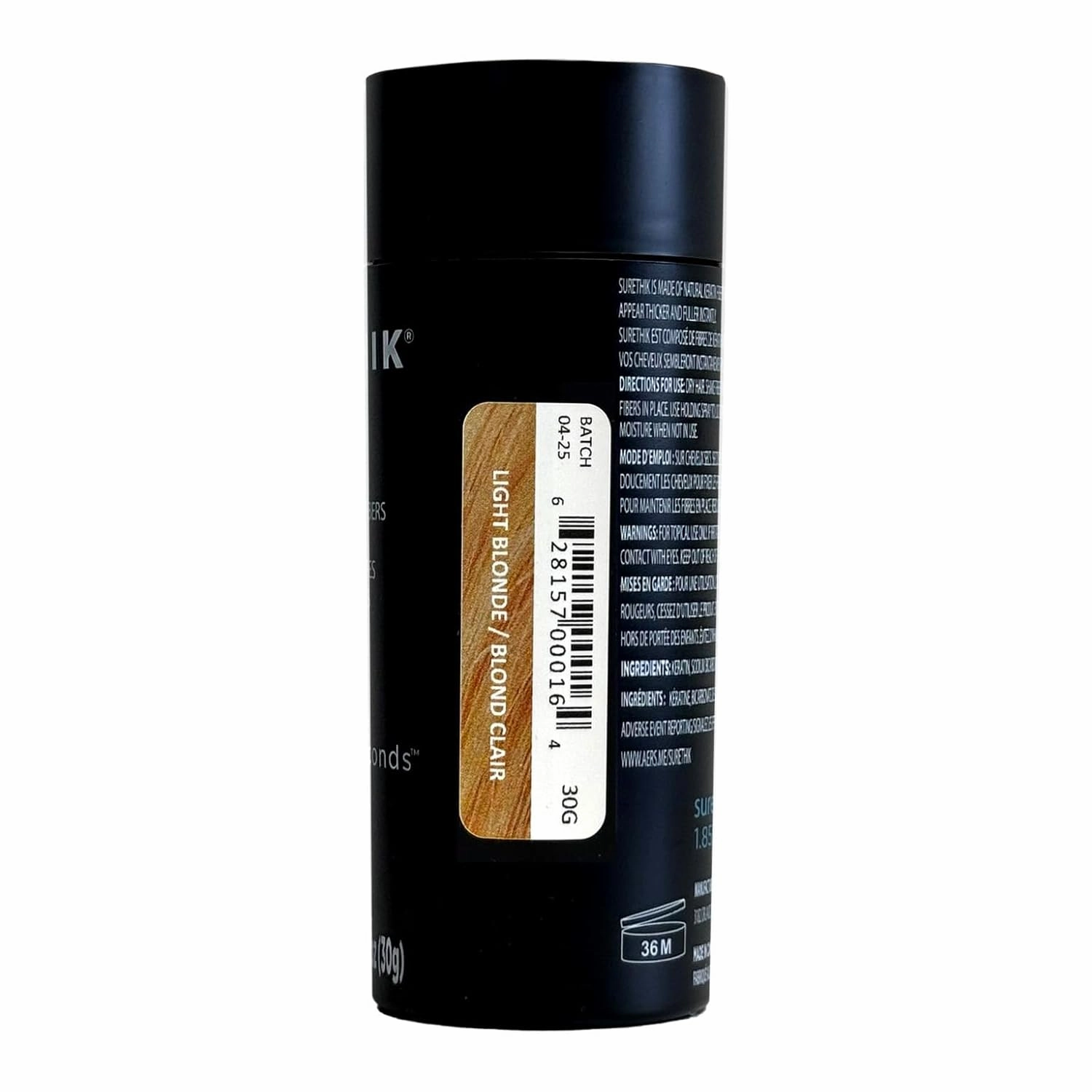 SURETHIK Light Blonde Building Hair Fibers for Thinning Hair, Concealing Thin Hair for Instantly Fuller Look - For Men & Women, 30g