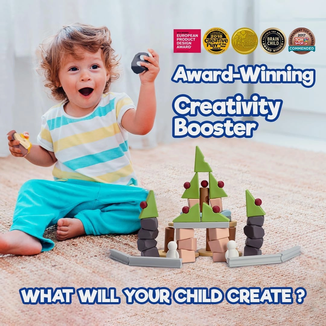 Taksa Toys Creative Unique Building Stem Toys for Kids Ages 4 5 6 7  Educational Blocks Resources for Learning, Open-Ended Montessori Toys for Girls Boys Fine Motor Skills, Reggio Emilia Toys 72 Pcs