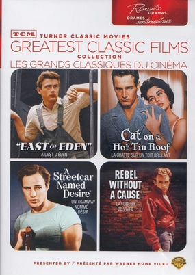 TCM Greatest Classic Films (East of Eden / Cat on a Hot Tin Roof / A Streetcar Named Desire / Rebel Without A Cause)