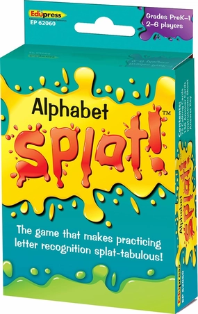 Teacher Created Resources Alphabet Splat Game 6 5/8" x 3 5/8" x 1 1/4"